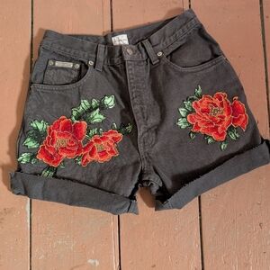 Upcycled cut offs high rise